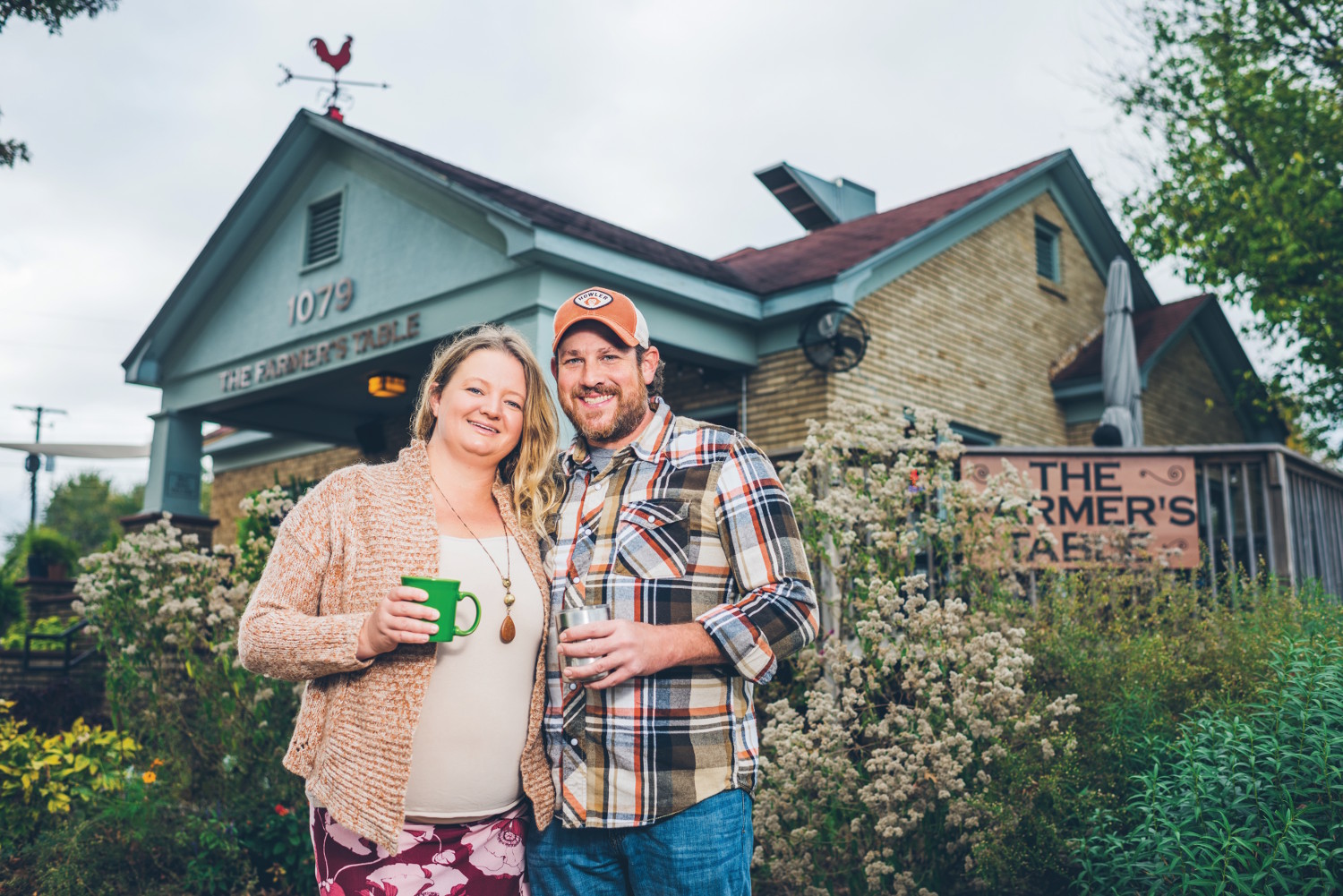 Adrienne and Rob Shaunfield are the owners of The Farmer's Table Cafe in Fayetteville.