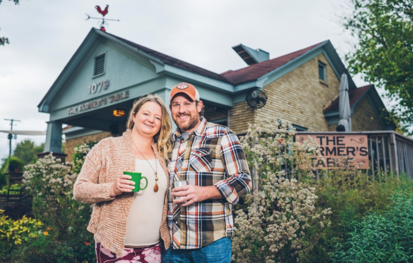 Adrienne and Rob Shaunfield are the owners of The Farmer's Table Cafe in Fayetteville.