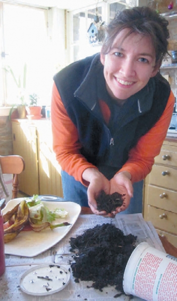 holding compost